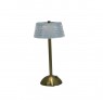 LUMINARIA CUPULA CRISTAL EM ACRILICO RECARREGAVEL TOUCH 31X16X15