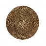 SOUSPLAT REDONDO RATTAN  MOCHA 32 CM 70% BAMBU 30% RATTAN