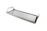 Bandeja de Aço Polido Retangular 5X12X30CM