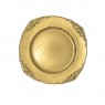 Sousplat Dourado Rustic Poliuretano 33X22