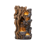 FONTE CASCATA TRONCO DW247017 POLIRESINA  44 X32 X 99 CM