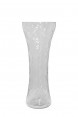 Vaso/Cachepot em Vidro Transparente Trabalhado A28XD11 cm