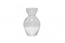 Vaso/Cachepot em Vidro Transparente Trabalhado A15XD6 cm