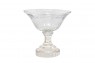 Cachepot c/ Pedestal em Vidro Trabalhado A15xD16 cm