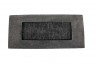Cascata/Fonte Retangular Trabalhada Cinza Escuro c/ Led 32X7X73 cm