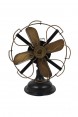 Ventilador Decorativo de Metal cor Bronze  32,5X15,62 cm