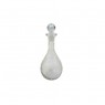 Decanter em Vidro Incolor Trabalhado C/ Tampa A26xD17 cm