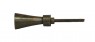 Puxador Decorativo Funil Bronze Rústico Antique em Metal