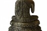 Estatua Retro Ornamental Buda Sentado Metal Bronze 13,75CM