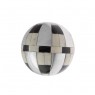 Bola Decorativa em Metal com Chifre e Resina Grande D14 cm