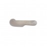 Colher Espátula em Madrepérola Branca Artesanal  C17xL4 cm