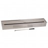 Queimador Lareira Max Alcool C91,5xA9,9xl18,5CM Aco Inox-