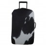 Capa de Mala em Poliéster e Elastano c/ Estampa Animal Print Vaca Malhada A75xL61 cm