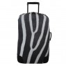 Capa de Mala em Poliéster e Elastano c/ Estampa Animal Print Zebra A75xL61 cm