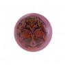 Puxador Cerâmica Decorado Rosa A3,5xD4 cm