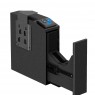 COFRE BIOMETRICO DE PAREDE COM CHAVE PARA 1 PISTOLA