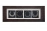 Quadro Decorativo 4 Colares em Biju 7X60X160 cm
