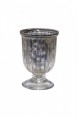 Lanterna Taça Decorativa em Vidro Metalizado  9x6 cm