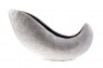 Vaso Decorativo Madrepérola Branco Abstrato A23xC40xL19 cm