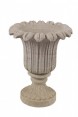 Vaso Decorativo em Pedra Formato Tulipa A48xD39 cm