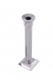 Castical de Metal p/ Vela Prateado A25xC9xL6 CM