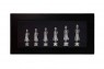 Quadro Decorativo 6 Budas A63xC123xE12 cm