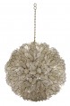 Lustre em Madrepérola Pendente Bola Flor -  Pequeno D35 cm