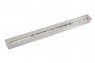 Queimador Lareira a Alcool Aco Inox. Grande 8X12X122CM