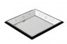 Bandeja Espelhada c/ Gravura de Flor 12x25x30CM