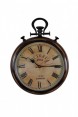 Relógio Romano de Parede Decorativo em Madeira Modelo Retrô 30 cm