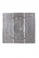 Quadro Decorativo em Metal Mandala Prata A100xC100xE5 cm