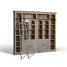 ESTANTE BIBLIOTECA  COM ESCADA  M- 21844 247 X 220X 35 CM!