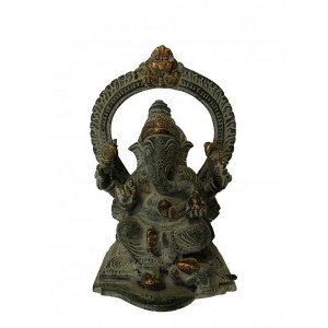 Objeto de Ornamentação Ganesha 13,75CM