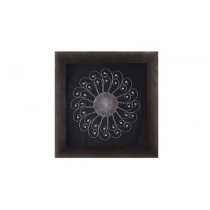 Quadro Decorativo Flor em Metal 8X92X92 cm