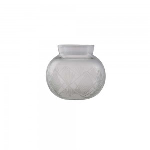 Cachepot de Vidro Trabalhado A9,5xD10 cm
