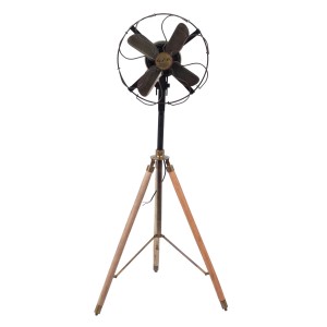 VENTILADOR DE METAL DECORATIVO NI2384 A80XD25 CM