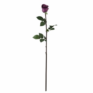 Flor Botão de Rosa Roxa Poliuretano A81CM