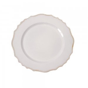 SOUSPLAT BRANCO COM DOURADOL POLIURETANO 33X22