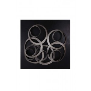 Quadro Circulo de Aco  A120xL120xE12 CM