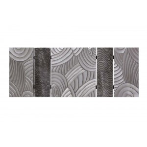 Quadro Decorativo  em Metal Texturas 5X60X160 cm