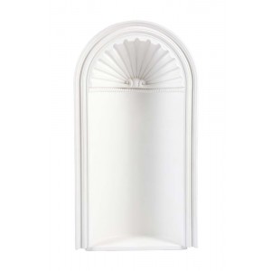 Moldura Decorativa de Poliuretano Branca para Parede 62x24x113 cm