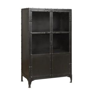ARMARIO CRISTALEIRA BLACK  M-3113 122 X 76 X 40 CM!