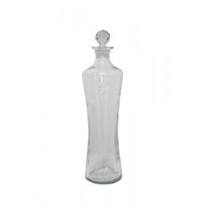Garrafa Decanter de Vidro com Tampa 40X10CM