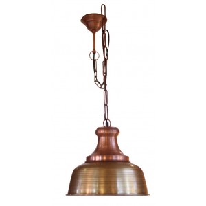 PENDENTE  DE TETO FERRO M-17311 33X33X29 CM*