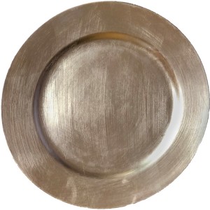 Sousplat Ouro Poliuretano 33X22