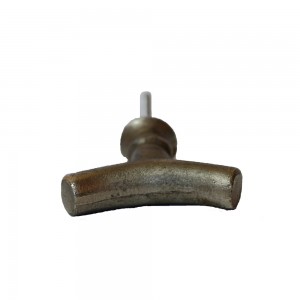 Puxador Metal em formato “Y” P8xL4xA4,5 cm