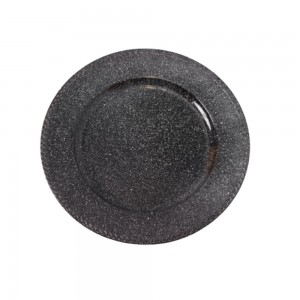 SOUSPLAT RACHADO PRETO POLIURETANO 33X22
