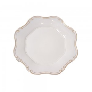 SOUSPLAT BRANCO COM DOURADO POLIURETANO 33X22
