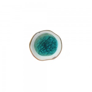 PUXADOR CERAMICA PEDRA AZUL 4X4X3 CM