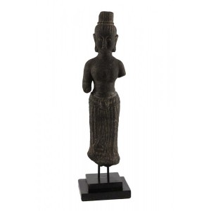 Escultura Decorativa em Pedra Deusa A61xC15xL15 cm
